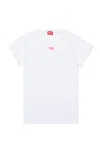 Diesel Cover-up Dress With Institutional Logo In White