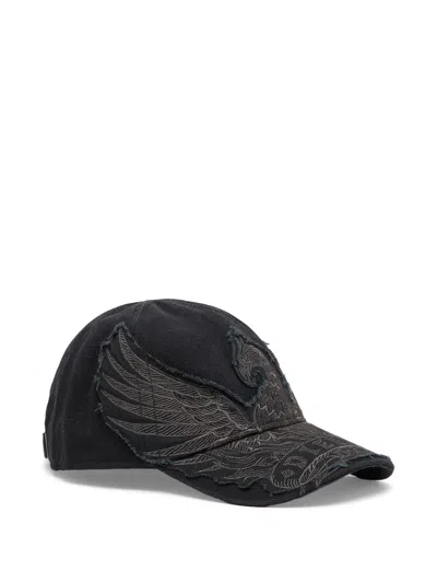 Diesel C-phenix Baseball Cap In Black