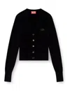 Diesel Regular Fit Wool & Cashmere T-shirt In Black