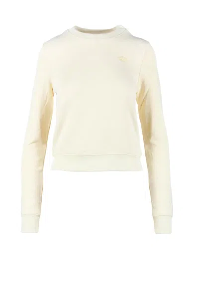 Diesel Cream Cotton Nylon Sweatshirt In Neutral