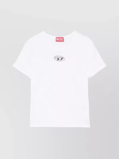 DIESEL CREW NECK FITTED SILHOUETTE TOP