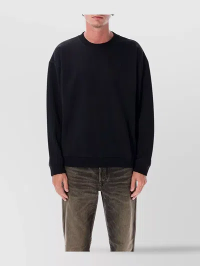 DIESEL CREW NECK GRAPHIC PRINT SWEATER