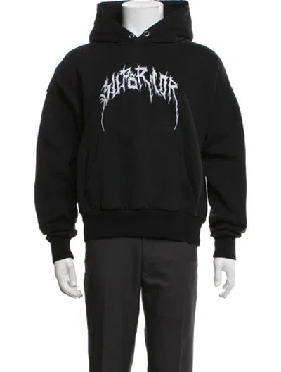 Pre-owned Diesel Crew Neck Long Sleeve Hoodie In Black