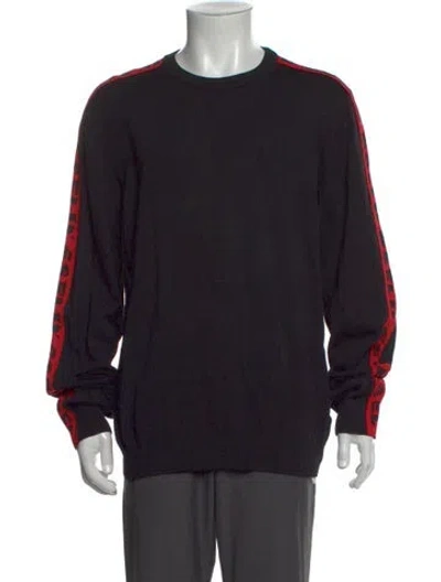 Pre-owned Diesel Crew Neck Long Sleeve Pullover In Black