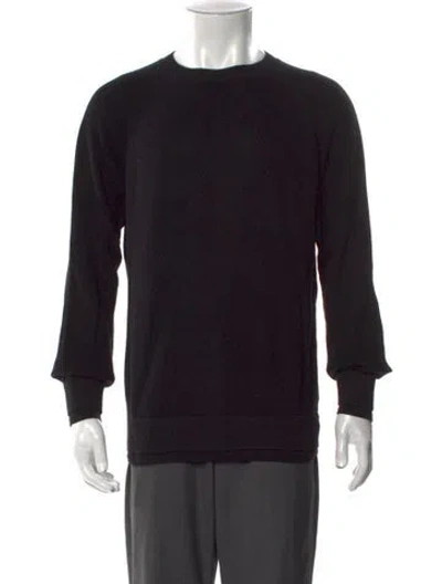 Pre-owned Diesel Crew Neck Long Sleeve Pullover In Black