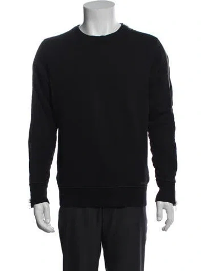 Pre-owned Diesel Crew Neck Long Sleeve Sweatshirt In Black