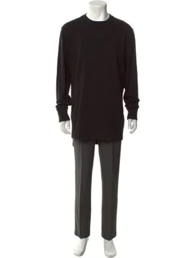 Pre-owned Diesel Crew Neck Long Sleeve Sweatshirt In Black