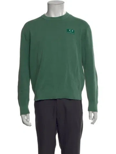 Pre-owned Diesel Crew Neck Long Sleeve Sweatshirt In Green