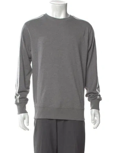 Pre-owned Diesel Crew Neck Long Sleeve Sweatshirt W/ Tags In Gray