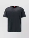 Diesel T-adjust Cotton T-shirt In Black