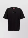 Diesel 't-boxt-od' Black Crewneck T-shirt With D Logo On The Front