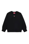 Diesel Logo-patch Sweatshirt In Black