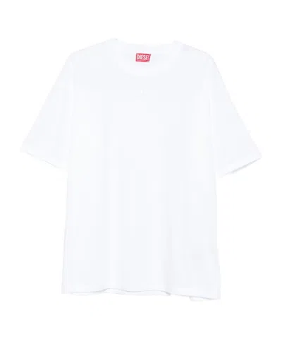 Diesel Crew Neck T-shirt In White