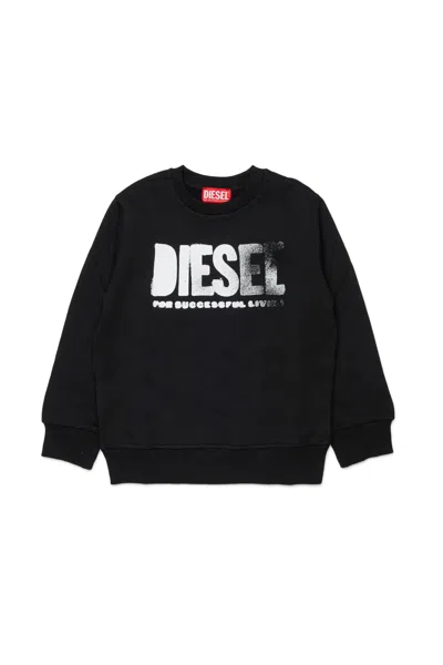 DIESEL CREWNECK SWEATSHIRT WITH LOGO