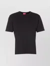 Diesel T-boggy-megoval-d T-shirt With Tonal And Contrasting Logo Embroidery