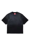 Diesel 로고 패치 티셔츠 In Black