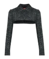Diesel Cropped Jacket In Gray