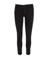 Diesel Cropped Skinny-cut Denim Jeans In Black