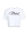 Diesel Cropped T-shirt In White