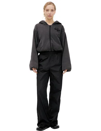 Diesel Cropped Zip-up Hoodie