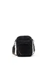 Diesel Crossbody Bag In Washed Denim In Black