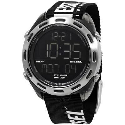 Diesel Crusher Quartz Analog-digital Black Dial Men's Watch Dz1914 In Black / Digital