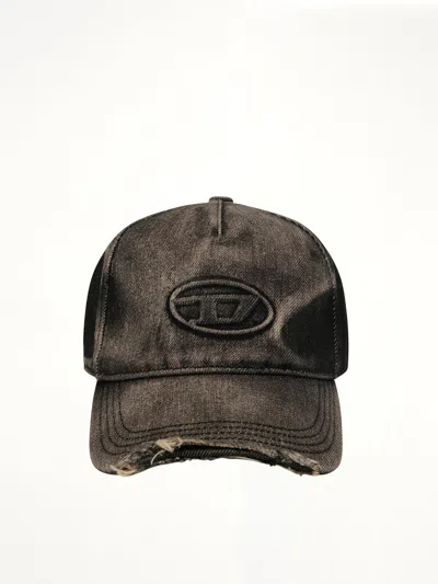 Diesel C-seymon Cap In Gray