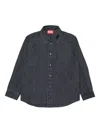 Diesel Csimply-over Buttoned-up Shirt In Gray