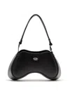 Diesel Curved Crossbody Bag With Adjustable Strap In Black