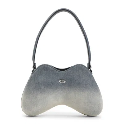 Diesel Shoulder Bag In Solarised Denim In Multi