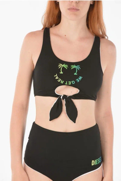Diesel Cut Out Detail We Get Real Bikini Top In Black
