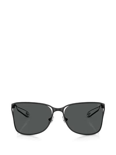 Diesel Cut-out Metal Sunglasses In Black