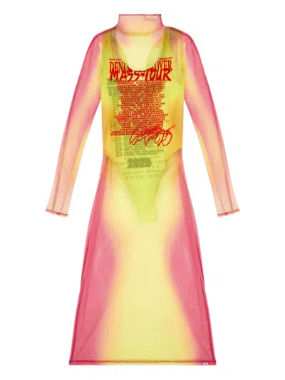 DIESEL REMASTER CAPSULE D-AFNIC MIDI DRESS
