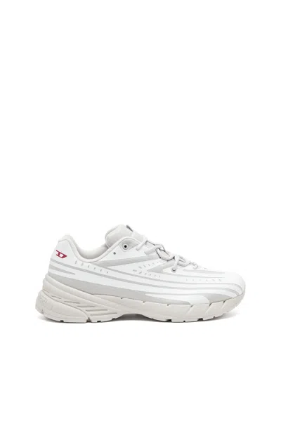 Diesel D-airspeed Low-striped Sneakers In Coated Ripstop In Multicolor