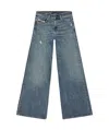 Diesel 1978 D-akemi Flared Jeans In Blue