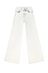 Diesel D-akemi L.32 Wide-leg High-waisted Denim Pants