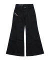 Diesel D-akii Flared-leg Jeans In Black