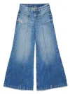 Diesel 1978-j Wide-leg Jeans In Blue