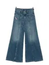 Diesel 1996 D-sire 09h59 Low-rise Straight-leg Jeans In Blue