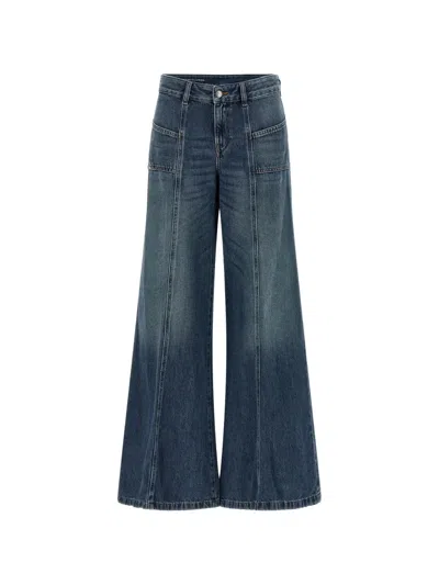 Diesel D-akii Panelled Jeans In Blue