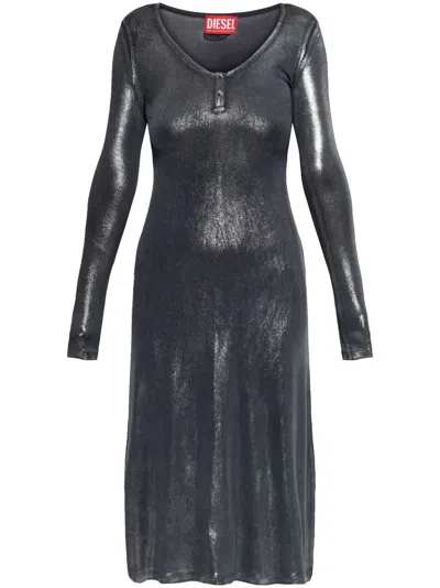Diesel D-ama-ls Dress In Black