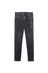 Diesel D-amny Skinny Fit Black Jogger Denim Jeans In Black