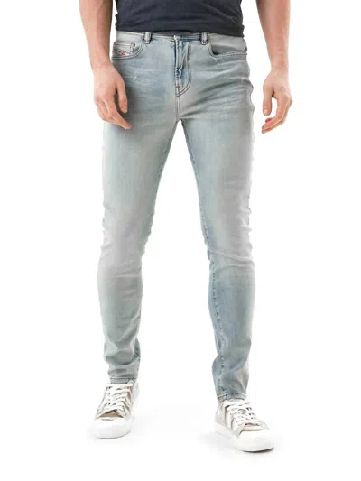 Diesel D-amny Skinny Fit Denim Jeans In Light Blue In Gray