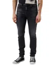 Diesel D-amny Washed Black Skinny Fit Stretch Jeans Denim In Black