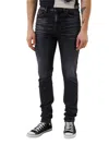 Diesel D-amny Washed Black Skinny Fit Stretch Jeans Denim In Black