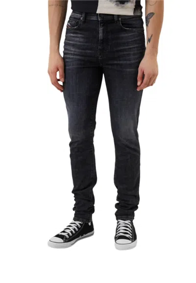 Diesel D-amny Washed Black Skinny Fit Stretch Jeans Denim