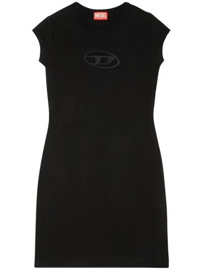 DIESEL DIESEL D-ANGIEL COTTON MINI DRESS