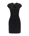Diesel Angiel Mini Dress In Black