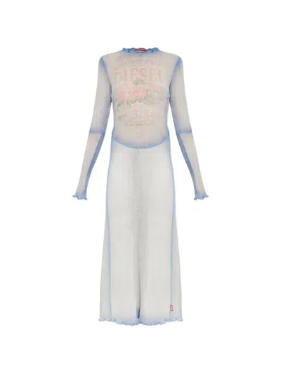 Diesel D-anila Floral Print D-anila Dress In Multi