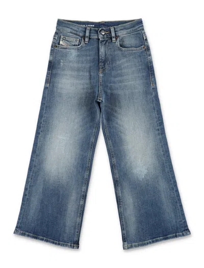 Diesel D-argjx-j Kids Jeans In Blue